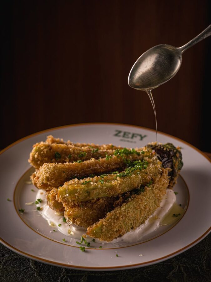 Hot Honey Eggplant