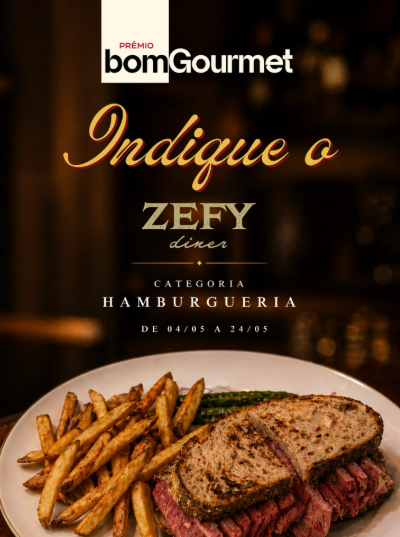 Prêmio Bom Gourmet: indique o Zefy e fortaleça essa história